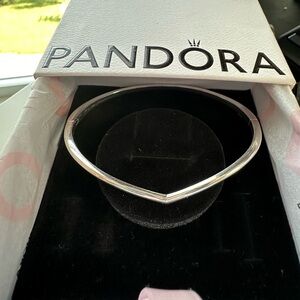 Pandora Wishbone Bangle 7.5 in *RETIRED*